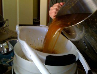 "Homebrew step fourteen: filter out the hops" by Dan Harrelson is licensed under CC BY 2.0